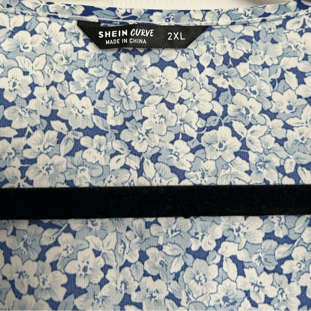 Light Blue Floral Sundress - Picture 3 of 3